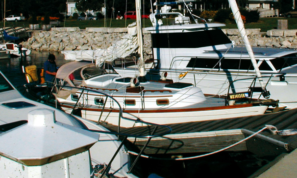 R Docked at Sister Bay