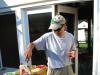 Avo at his outdoor wok!